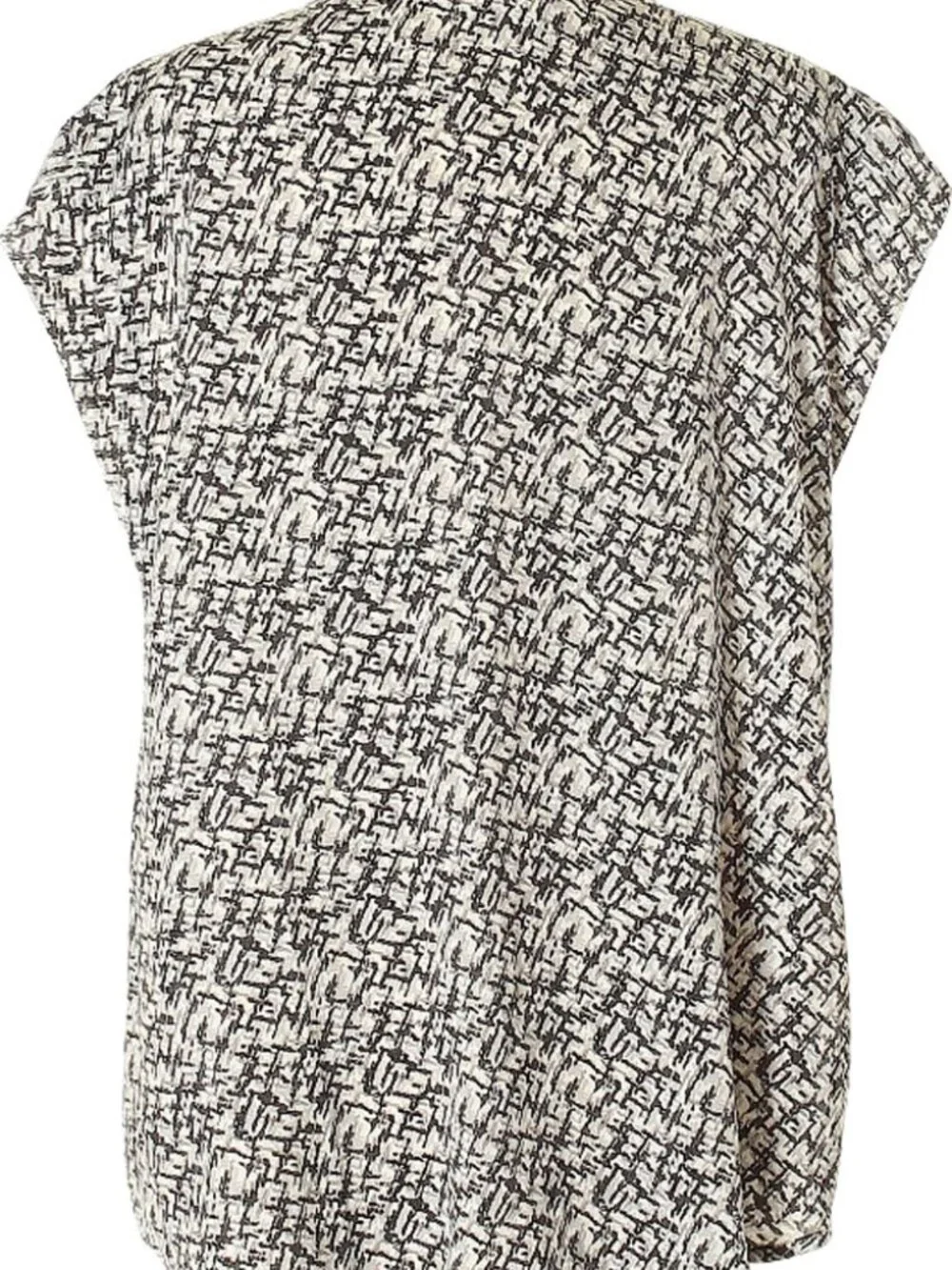 Hilary Radley Womens Printed Short Sleeve Top